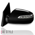 Hy1320176 Oe Style Powered Heated Turn Signal Driver Left Side View Door Mirror Compatible With Hyundai Tucson 10-15