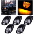 5x Roof Cab Marker Running Lights Smoke Lens Amber Light For Dodge Ram 1500 2500 3500 4500 5500 2003 To 2016 Waterproof 