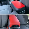 Lexley Armrest Box Cover Center Console Pad Waterproof Anti-scratch Leather Protector Covers For Dodge Charger 2011-2023