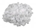 Xingyheng 200pcs White Nylon R-type Cable Clips Fastener For 1 4 Inch 6 35mm Dia Wire Tube Plastic Cord Clip Fixer 