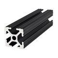 80 20 Inc 100 Series 1 X 1 T-slotted Extrusion 12 Blac 20 Inc 100 Series 1 X 1 T-slotted Extrusion 12 Black 