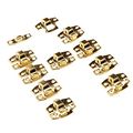 10 Piece Gold Metal Decorative Hasp Latch With Screws 91 In X 0 79 Vintage Box Clasp For Jewelry Wooden Chest Cabinet And Diy 
