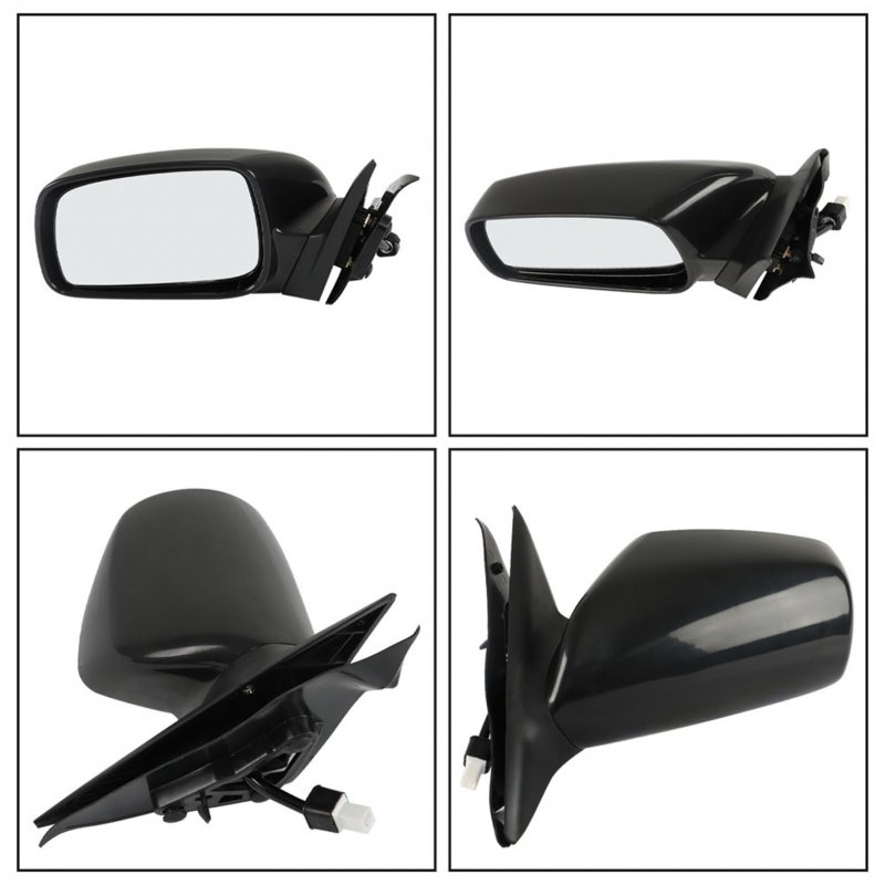 Power Door Side Mirror Left Driver Gloss Black Replacement For 2007-2011 Camry Hybrid 8794006924 To1320215