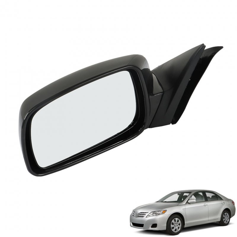 Power Door Side Mirror Left Driver Gloss Black Replacement For 2007-2011 Camry Hybrid 8794006924 To1320215