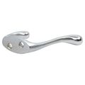 5 Pack Rok Hardware Heavy Duty Dual Home Closet Wall Towel Coat Hook 3-1 2 Brushed Chrome Rokch101bch
