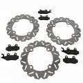 Can-am Commander 1000 Ltd Front And Rear Sport Brake Rotors Pads