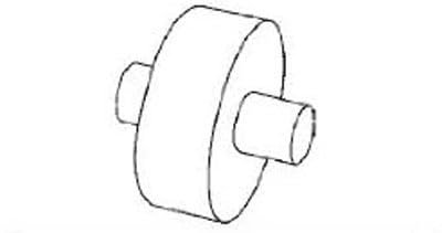 Sliding Window Replacement Roller Nylon Wheel With Fixed Axle 7 16 Diameter Package