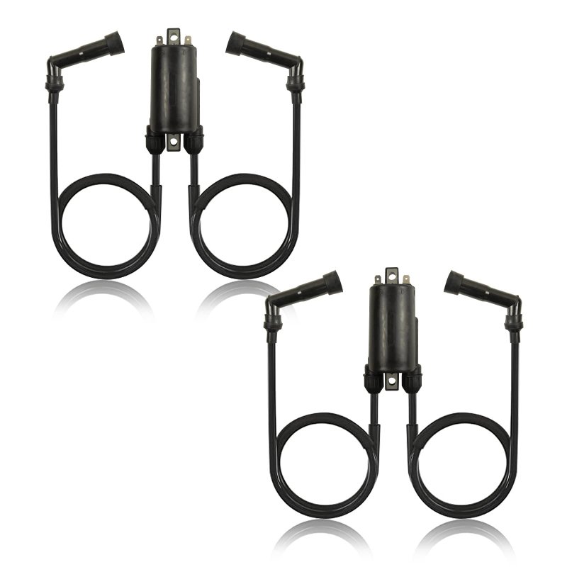 2 Pcs Ignition Coil And 4 Spark Plug Caps For Honda Cb650 Cb750 1979 1982 Cb900 1980 Cb1000 1983 Goldwing 1100 1200 Nighthawk