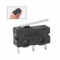Uxcell Ac 250v 5 Amp Spdt 1no 1nc Short Straight Hinge Lever Mini Micro Switch 10 Piece