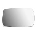 Factory Style Flat Side View Mirror Glass Lens Compatible With Vw Cabriolet Jetta Rabbit Pickup 1979-1983 Driver Left Silver