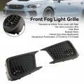 Topteng 2pcs Front Fog Light Cover Bezel Grill Grille For Subaru Wrx 2018-2021 Sti 57731va410 57731va400