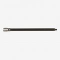 77139 Hex 1 4 In Drive Bit Socket 6 Long 7 32 Hardened Tool Steel Chrome Plated Precision Machined Tips 