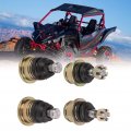 4pcs Ball Joint Kit Upper Lower Tie Rod End Set For Atv Utv 400 450 500 550 700 750 800cc Suspension System