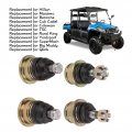 4pcs Ball Joint Kit Upper Lower Tie Rod End Set For Atv Utv 400 450 500 550 700 750 800cc Suspension System