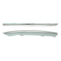 Kia Optima 2016 2017 2018 Bumper Grille Moldings Driver And Passenger Side Pair Front Chrome For Models W Standard Type Grilles 