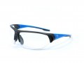 Ge Safety Glasses Ansi Z87 1 06 Series Anti-scratch Lens 99 9 Uv Protection En 166 12 Pack Blue Black Clear Anti-fog