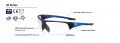 Ge Safety Glasses Ansi Z87 1 06 Series Anti-scratch Lens 99 9 Uv Protection En 166 12 Pack Blue Black Clear Anti-fog