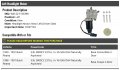 Left Driver Side Headlight Motor Compatible With 1988-1991 Buick Reatta 2-door 3 8l V6