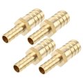 4 Pcs 16mm 10mm Straight Shaped Hose Barb Barbed Tube Pipe Fitting Brass Connector 