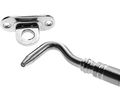 2 Pieces Stainless Steel Cabin Eye Hook Latch Shed Gate Door Window 4 