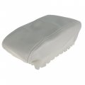 Leather Center Console Lid Armrest Cover Replacement For Grand Cherokee 2011-2019 Gray 