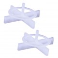 Lifkich 200pcs Tile Locator White Leveling Leveler Plastic 