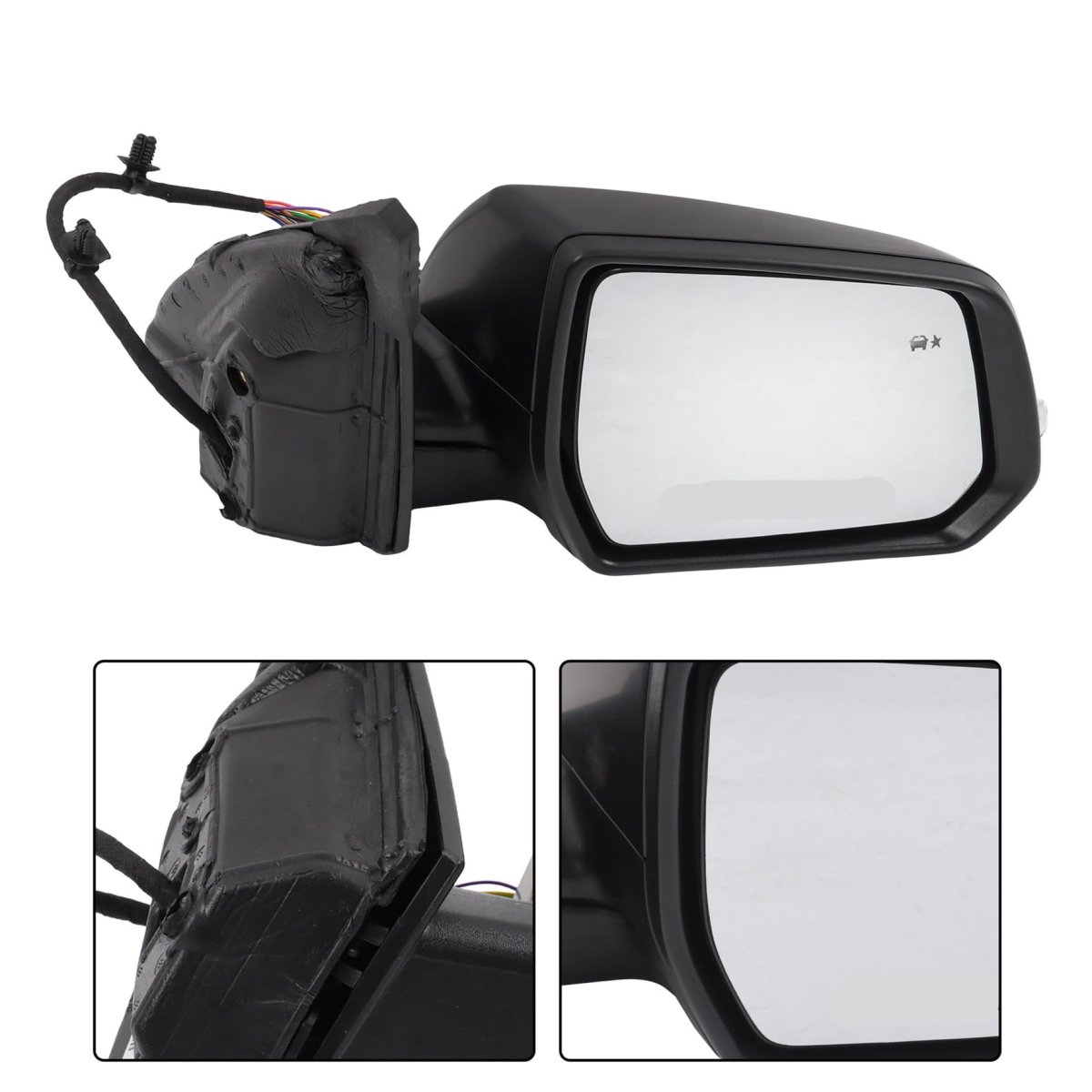 Passenger Side Power Heated Rearview Mirror 13-wire Connector