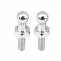 Fydun Ball Stud Bolt Ended Bonnet 2 Pcs Car Stainless Steel M6 For Gas Struts