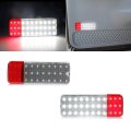 Led Interior Door Panel Courtesy Lights For Ford F150 F250 Bronco 1992 1996 And F350 1997 White Red Car Lamp Assembly Pack Of 2 