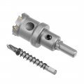 Uxcell Carbide Hole Saw Drill Bit 30mm Cutter For Stainless Steel Alloy Cast Iron Copper Metal Sheet With Limit Step