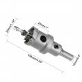Uxcell Carbide Hole Saw Drill Bit 30mm Cutter For Stainless Steel Alloy Cast Iron Copper Metal Sheet With Limit Step