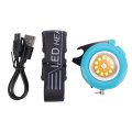 Keychain Flashlight Aluminum Alloy Portable Led Torch With Rgb Modes Emergency Light For Camping And Car Repair Blue