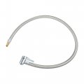 60cm 24 Tire Valve Connect Pipe Air Chuck Inflator Compressor Pump Extension Braided Hose For Car Motorbike Bike Quick Metal 