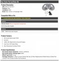 Rear Ceramic Brake Pad And Rotor Kit 5 Lug Solid Rotors Compatible With 2006-2010 Chevy Impala