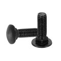 50pcs Carriage Bolts M5 X 16mm Stainless Steel 18-8 304 Round Head Square Neck Screws Black Oxide Bolt Screw For Fastening 
