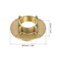1 Pcs 69 Inch O-ring Faucet Locknut Locking Nut Washer Fasteners Spacer For Plumbing Lock Female Thread Metal Brass