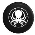 Octopus Kraken Squid Sea Ocean Life Jeep 4x4 Spare Tire Cover Vinyl Black 32-33 In 