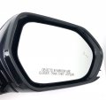 Spieg To1321357 Passenger Side Mirror Replacement For Toyota Prius 2016-2020 Power Heated Blind Spot Monitor Paintable Black