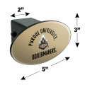 Purdue Boilermakers Secondary Oval Tow Trailer Hitch Cover Plug Insert