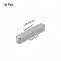 10pcs Round Ended Feather Key 3 X 16mm Stainless Steel Parallel Drive Shaft Stock For Type Fastening Connection