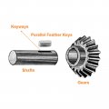 Uxcell 10pcs Round Ended Feather Key 3 X 16mm Stainless Steel Parallel Drive Shaft Stock For Type Fastening Connection