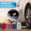 8 Pack Universal Diamond Crystal Valve Cap For Cars Trucks Bikes Motorcycles Bicycles Accessories Pink 2 1 4cm