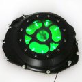Httmt- Black W Green Led Engine Clutch Cover Compatible With 1999-2020 Suzuk Gsxr1300 Hayabusa P N Mt313-001a-bk