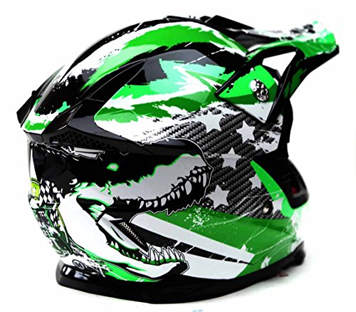 Motocross Youth Kids Helmet Dot Certified Yema Ym-211 Motorbike Moped Motorcycle Off Road Full Face Crash Downhill Dh Four