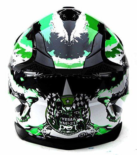 Motocross Youth Kids Helmet Dot Certified Yema Ym-211 Motorbike Moped Motorcycle Off Road Full Face Crash Downhill Dh Four