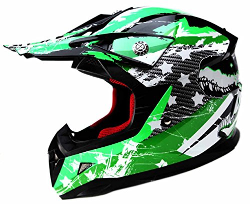 Motocross Youth Kids Helmet Dot Certified Yema Ym-211 Motorbike Moped Motorcycle Off Road Full Face Crash Downhill Dh Four