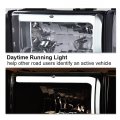 G-plus Headlight Head Lamps Compatible With 1994-2001 Dodge Ram 1500 1994-2002 2500 3500 Smoky Lens Chrome Housing Amber