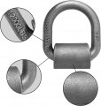 Weld On D Ring Aspligo Heavyuty Trailer Truck 4-pack Tie Down Anchor 1 2 Stake Pocket D Forged Steel D-rings With Welding Clip