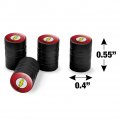 The Flash Lightning Bolt Logo Tire Rim Wheel Aluminum Valve Stem Caps