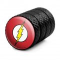 The Flash Lightning Bolt Logo Tire Rim Wheel Aluminum Valve Stem Caps